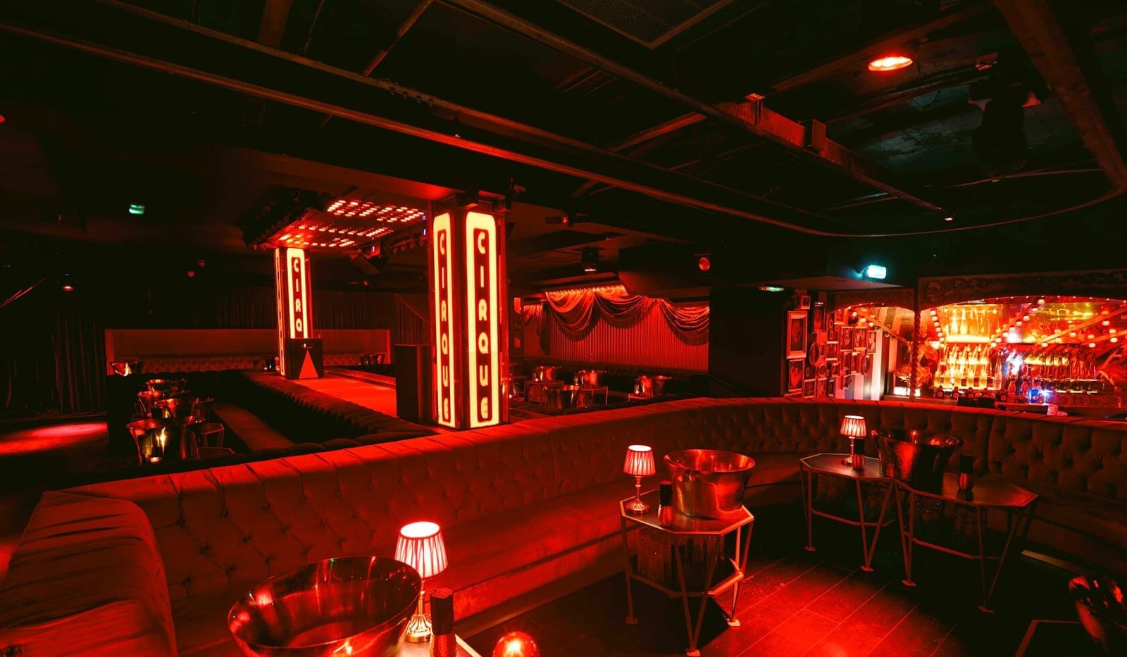Cirque le Soir bar and bottle service — in Soho, London