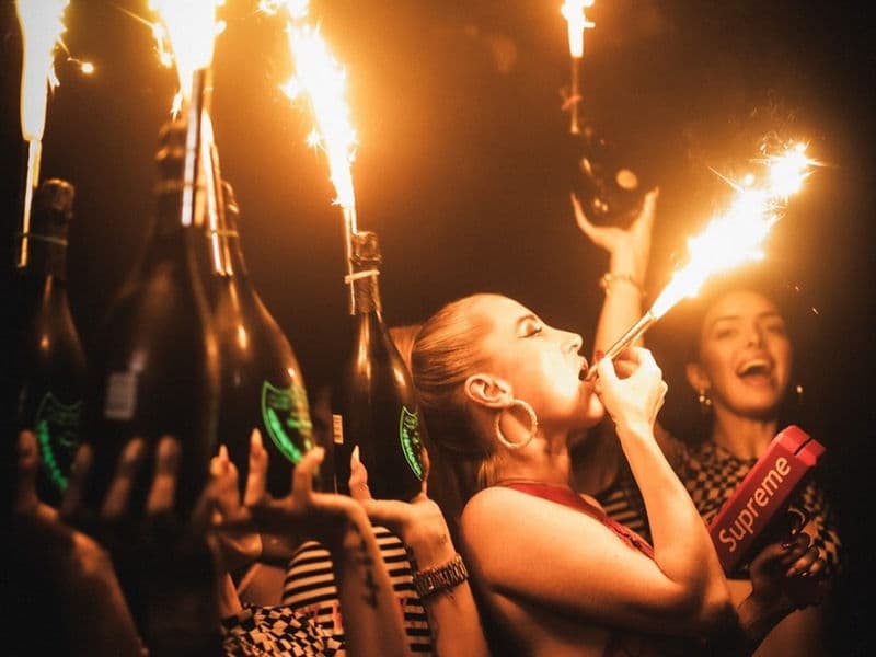 Cirque Le Soir New Year's Party 2025 VIP Tables