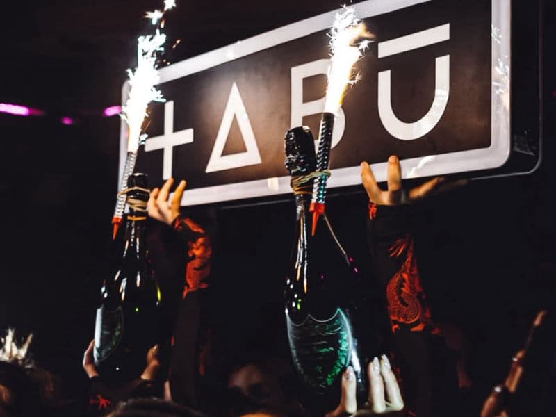 Tabu London VIP Table Prices