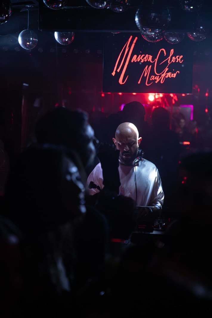 Maison Close VIP booth seating — in Mayfair, London